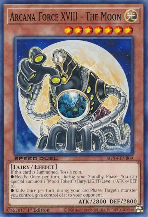 Arcana Force XVIII - The Moon — Speed Duel GX: Midterm Destruction — Yu-Gi-Oh!