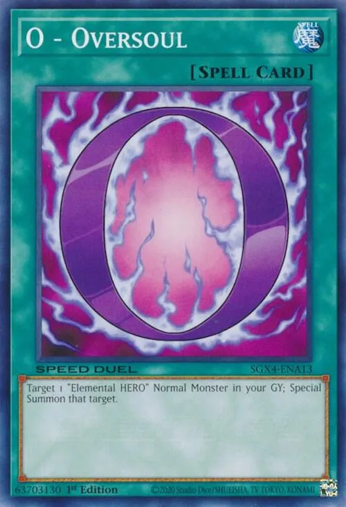 O - Oversoul — Speed Duel GX: Midterm Destruction — Yu-Gi-Oh!