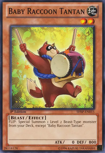 Baby Raccoon Tantan — Shadow Specters — Yu-Gi-Oh!
