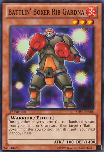 Battlin' Boxer Rib Gardna — Shadow Specters — Yu-Gi-Oh!