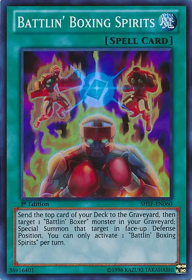 Battlin' Boxing Spirits — Shadow Specters — Yu-Gi-Oh!