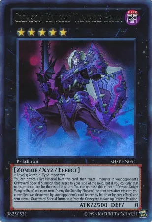 Crimson Knight Vampire Bram — Shadow Specters — Yu-Gi-Oh!