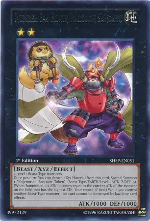 Number 64: Ronin Raccoon Sandayu — Shadow Specters — Yu-Gi-Oh!