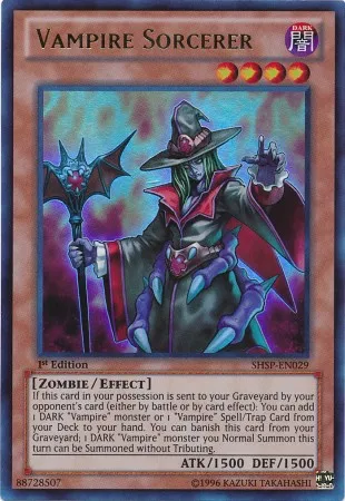 Vampire Sorcerer — Shadow Specters — Yu-Gi-Oh!