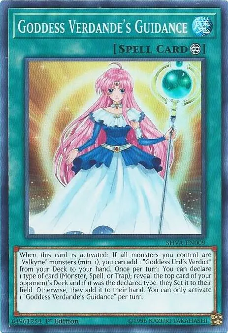 Goddess Verdande's Guidance — Shadows in Valhalla — Yu-Gi-Oh!
