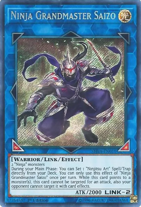 Ninja Grandmaster Saizo — Shadows in Valhalla — Yu-Gi-Oh!