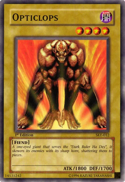 Opticlops — Starter Deck: Kaiba Evolution — Yu-Gi-Oh!