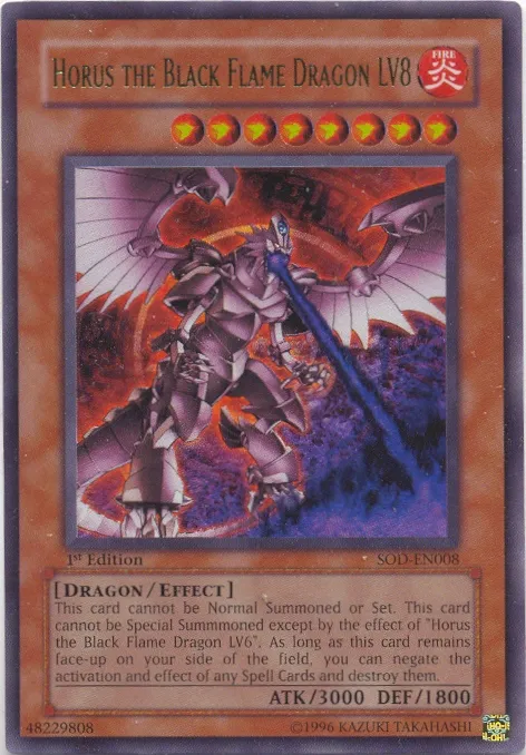 Horus the Black Flame Dragon LV8 — Soul of the Duelist — Yu-Gi-Oh!