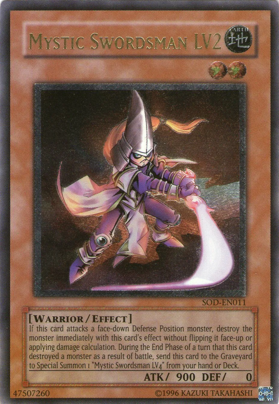 Mystic Swordsman LV2 — Soul of the Duelist - Unlimited — Yu-Gi-Oh!