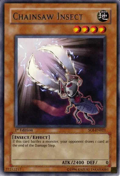 Chainsaw Insect — Shadow of Infinity — Yu-Gi-Oh!