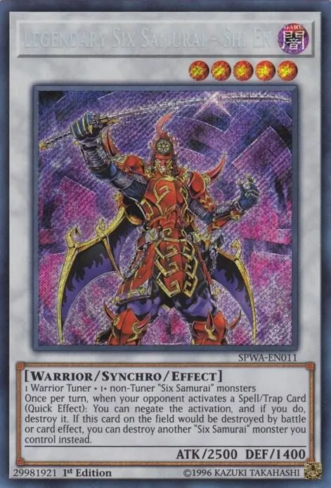 Legendary Six Samurai - Shi En — Spirit Warriors — Yu-Gi-Oh!
