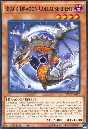 Black Dragon Collapserpent — Structure Deck: Rise of the True Dragons — Yu-Gi-Oh!