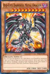 Product image for Dragon Sombre Métallique aux Yeux Rouges