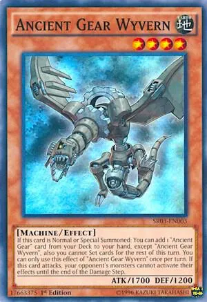 Ancient Gear Wyvern — Structure Deck: Machine Reactor - Unlimited — Yu-Gi-Oh!
