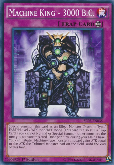 Machine King - 3000 B.C. — Structure Deck: Machine Reactor — Yu-Gi-Oh!
