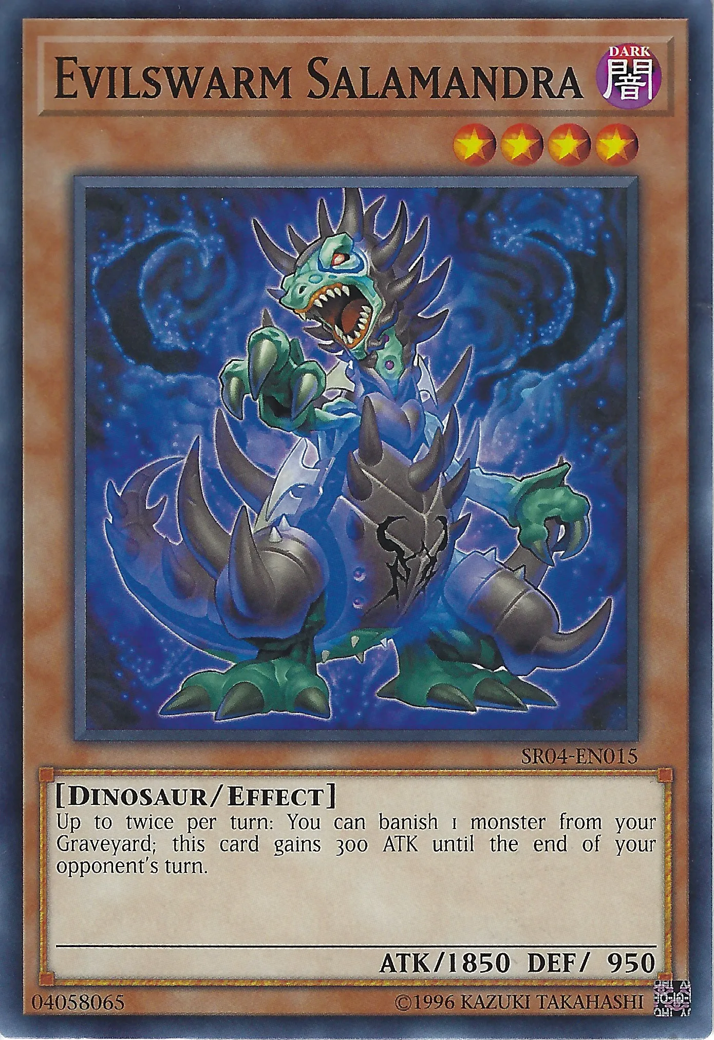 Evilswarm Salamandra — Structure Deck: Dinosmasher's Fury - Unlimited — Yu-Gi-Oh!
