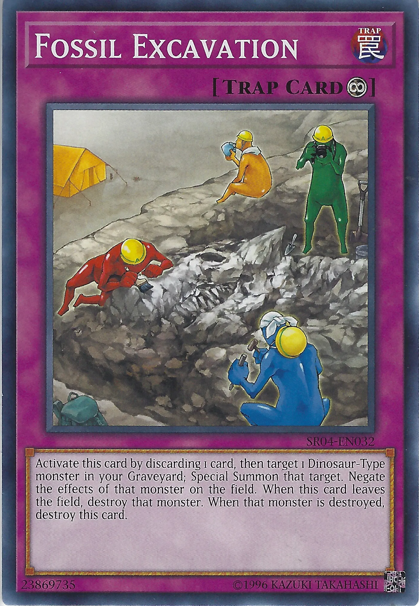 Fossil Excavation — Structure Deck: Dinosmasher's Fury - Unlimited — Yu-Gi-Oh!