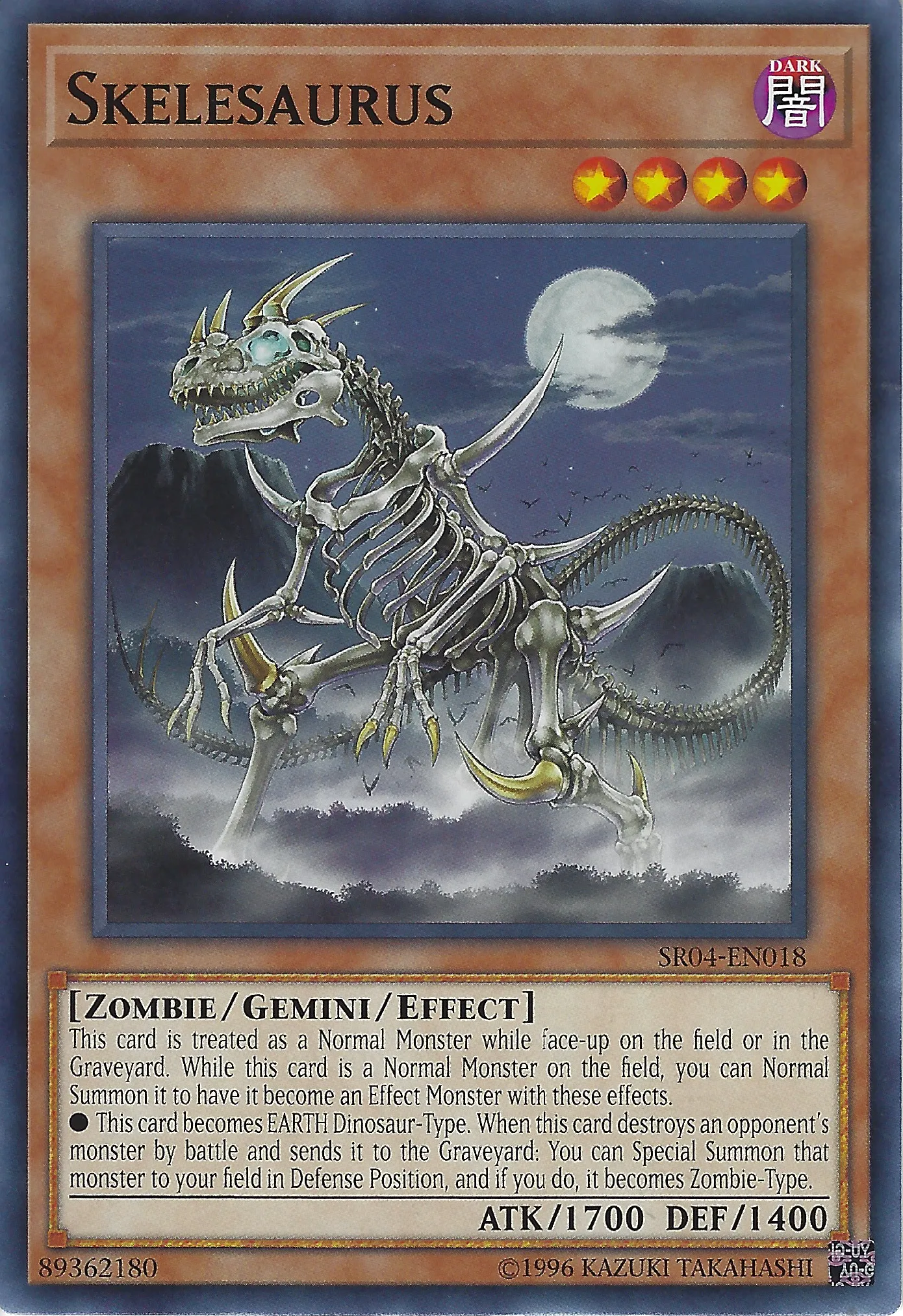 Skelesaurus — Structure Deck: Dinosmasher's Fury - Unlimited — Yu-Gi-Oh!