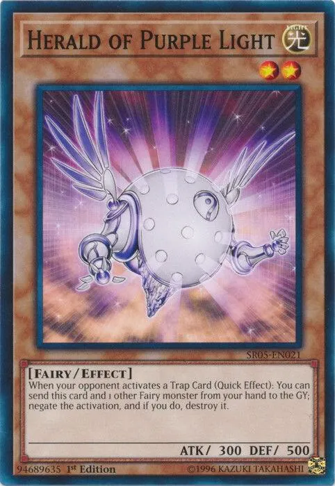 Héraut de la Lumière Mauve — Structure Deck: Wave of Light — Yu-Gi-Oh!
