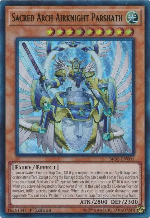 Sacred Arch-Airknight Parshath — Structure Deck: Wave of Light — Yu-Gi-Oh!