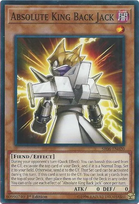Absolute King Back Jack — Structure Deck: Lair of Darkness — Yu-Gi-Oh!