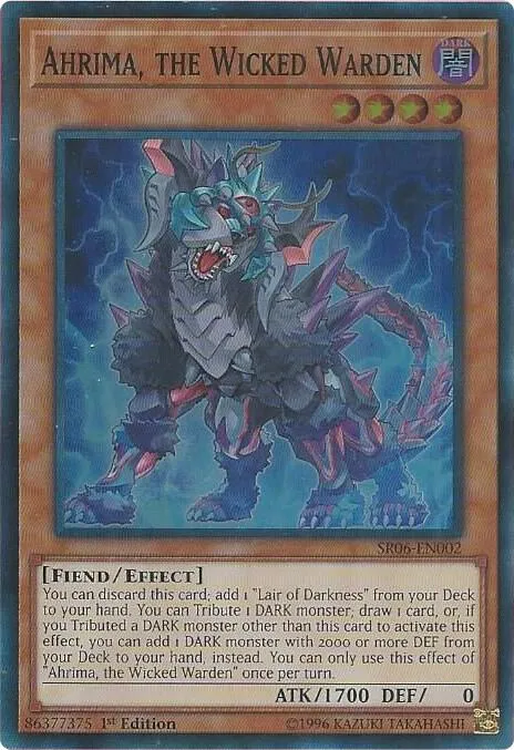 Ahrima, le Garde Malfaisant — Structure Deck: Lair of Darkness — Yu-Gi-Oh!