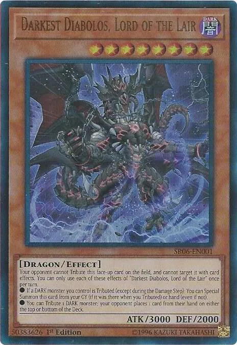 Diabolos des Ténèbres, Seigneur de l'Antre — Structure Deck: Lair of Darkness — Yu-Gi-Oh!