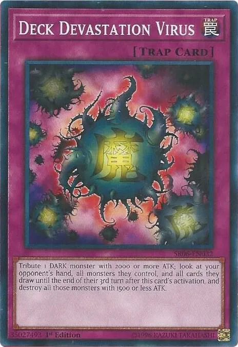 Virus Démoniaque de Destruction de Deck — Structure Deck: Lair of Darkness — Yu-Gi-Oh!