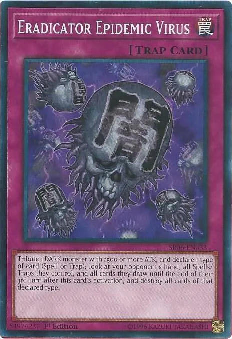 Virus Épidémique d'Éradication — Structure Deck: Lair of Darkness — Yu-Gi-Oh!