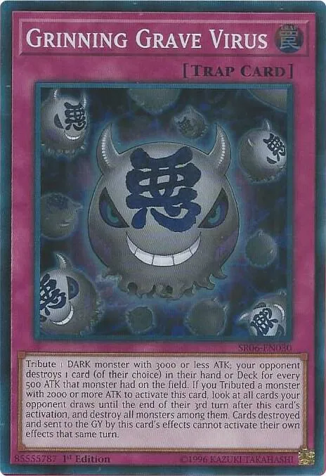 Virus Tombe Souriante — Structure Deck: Lair of Darkness — Yu-Gi-Oh!
