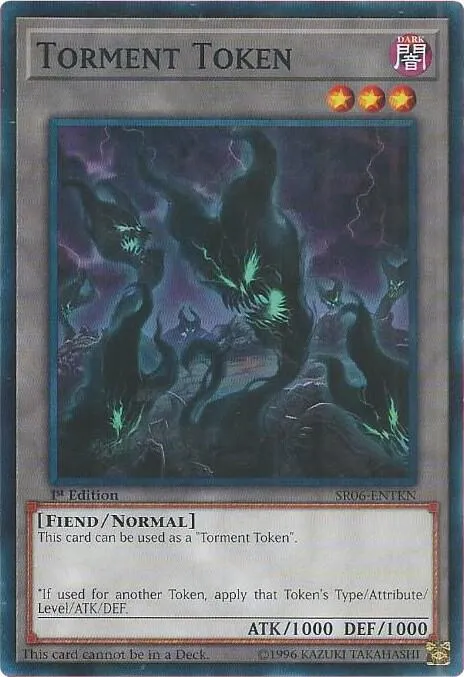 Jeton du Tourment — Structure Deck: Lair of Darkness — Yu-Gi-Oh!