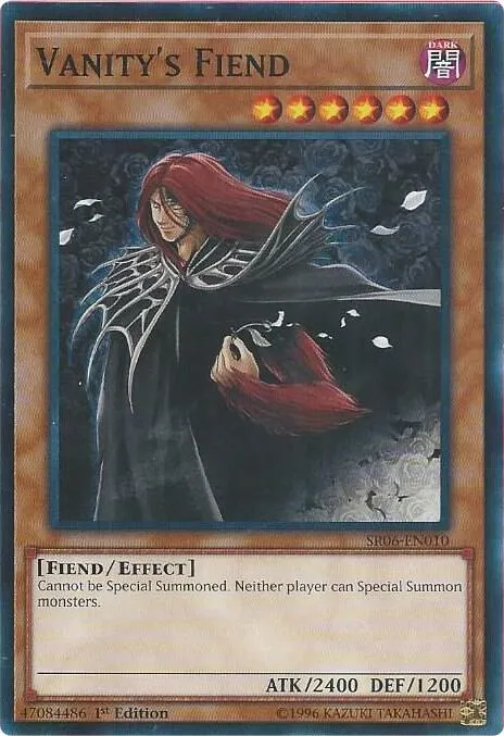 Démon de la Vanité — Structure Deck: Lair of Darkness — Yu-Gi-Oh!