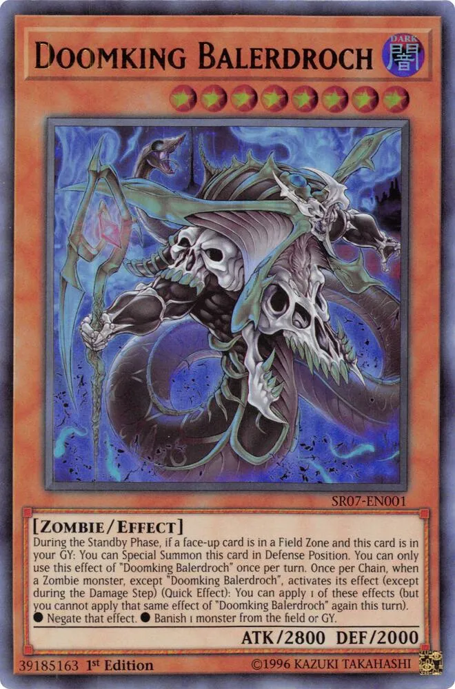 Roi du Déclin Balerdroch — Structure Deck: Zombie Horde — Yu-Gi-Oh!