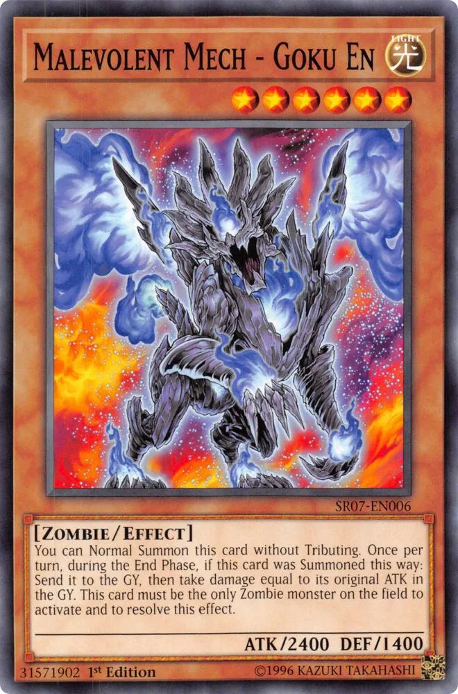 Goku En - Méca Maléfique — Structure Deck: Zombie Horde — Yu-Gi-Oh!