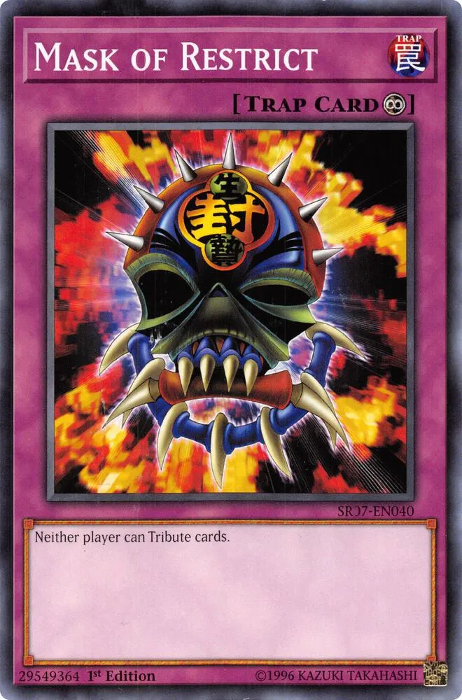 Masque de Restriction — Structure Deck: Zombie Horde — Yu-Gi-Oh!