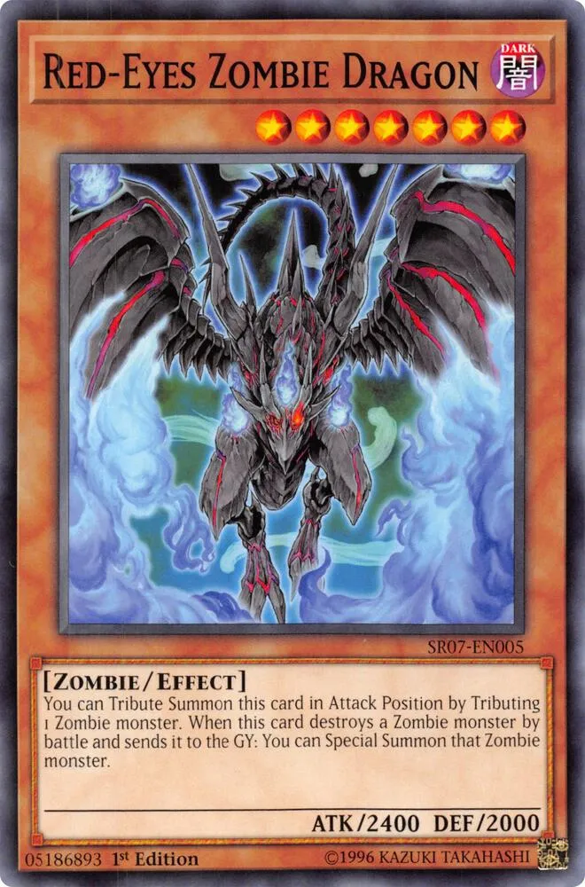Dragon Zombie aux Yeux Rouges — Structure Deck: Zombie Horde — Yu-Gi-Oh!