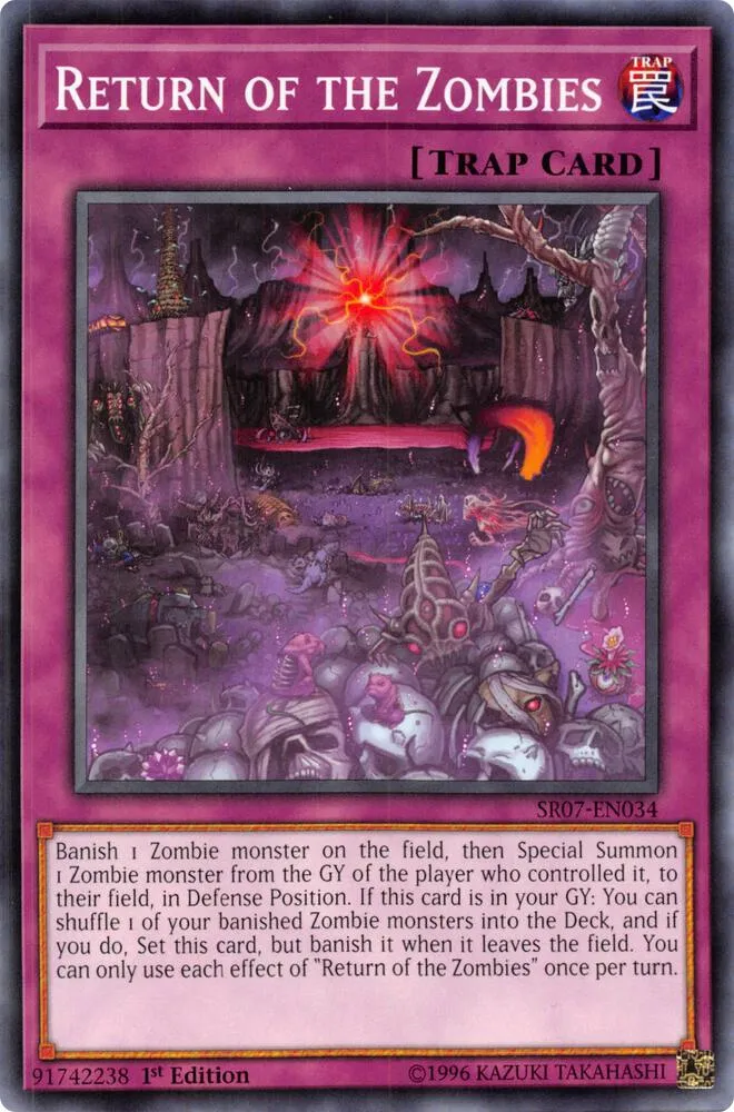 Le Retour des Zombies — Structure Deck: Zombie Horde — Yu-Gi-Oh!