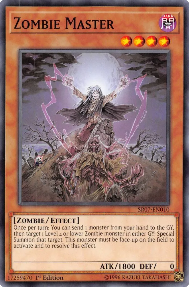 Maître des Zombies — Structure Deck: Zombie Horde — Yu-Gi-Oh!