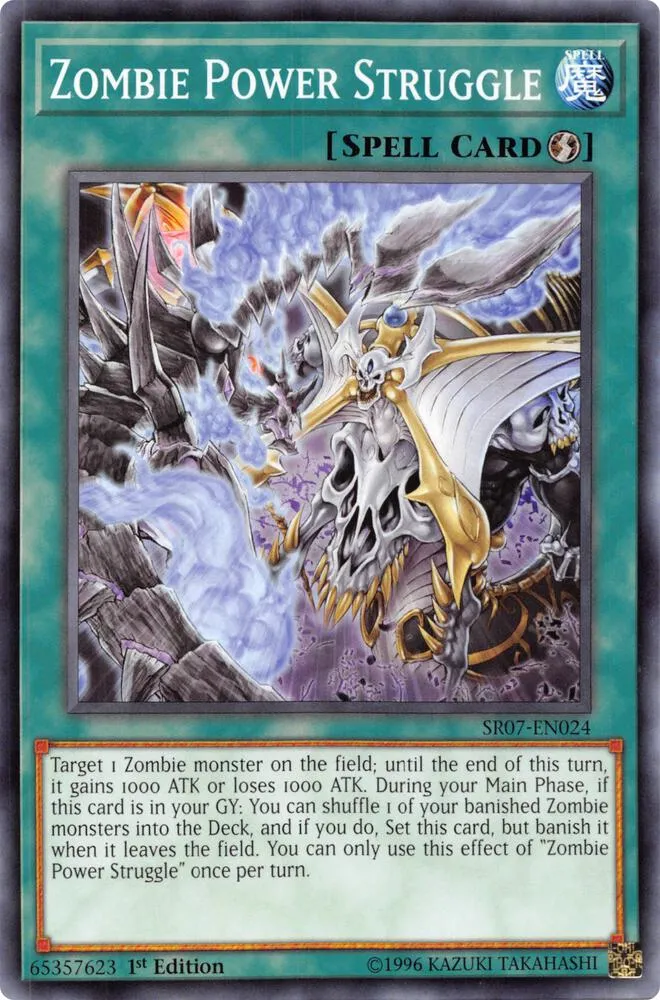 Lutte de Pouvoir Zombie — Structure Deck: Zombie Horde — Yu-Gi-Oh!