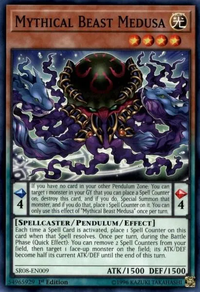 Mythical Beast Medusa — Structure Deck: Order of the Spellcasters — Yu-Gi-Oh!