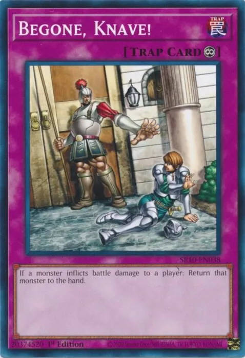 Begone, Knave! — Structure Deck: Mechanized Madness — Yu-Gi-Oh!