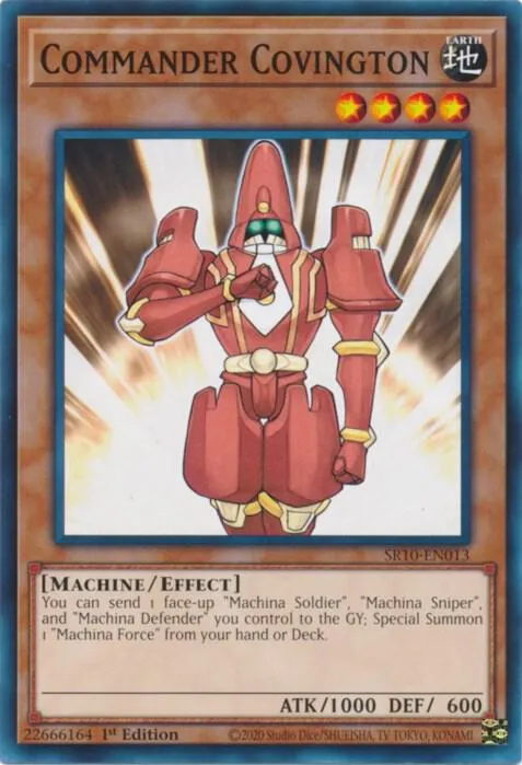 Commander Covington — Structure Deck: Mechanized Madness — Yu-Gi-Oh!