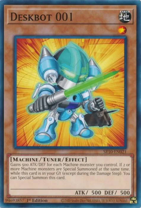 Deskbot 001 — Structure Deck: Mechanized Madness — Yu-Gi-Oh!