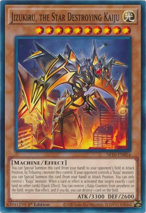 Jizukiru, Kaiju Destructeur des Étoiles — Structure Deck: Mechanized Madness — Yu-Gi-Oh!