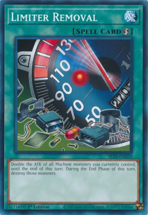 Limiter Removal — Structure Deck: Mechanized Madness — Yu-Gi-Oh!