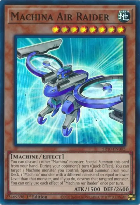 Raideur Aérien Méchabot — Structure Deck: Mechanized Madness — Yu-Gi-Oh!