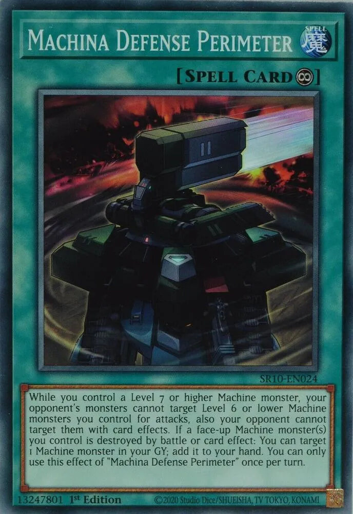 Périmètre de Défense Méchabot — Structure Deck: Mechanized Madness — Yu-Gi-Oh!