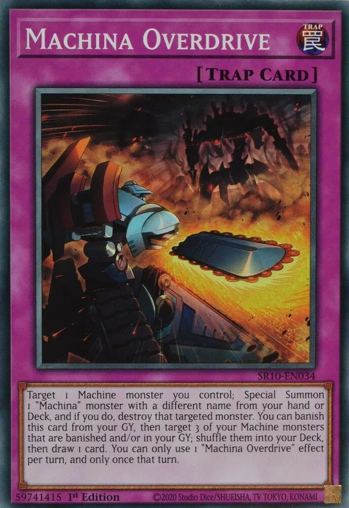 Overdrive Méchabot — Structure Deck: Mechanized Madness — Yu-Gi-Oh!