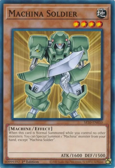 Machina Soldier — Structure Deck: Mechanized Madness — Yu-Gi-Oh!