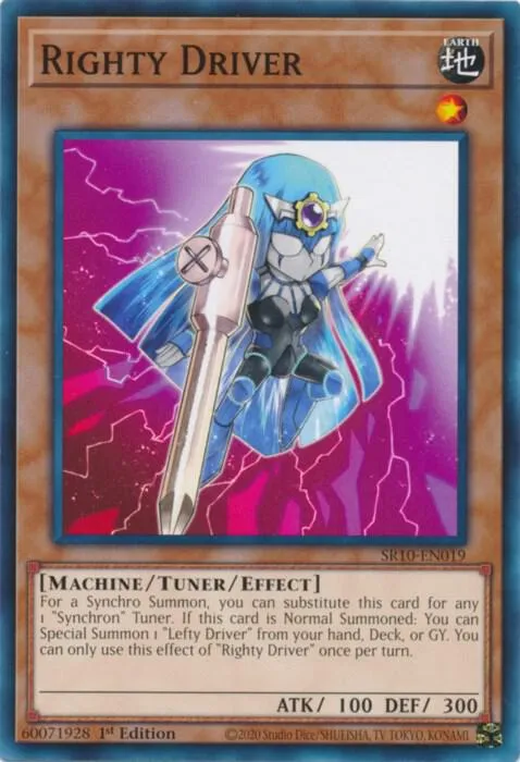 Tournevis Droitier — Structure Deck: Mechanized Madness — Yu-Gi-Oh!